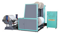 Máquina rebobinadora cortadora longitudinal de papel